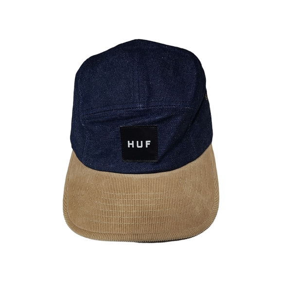 HUF Other - Huf Washed Denim 5 Panel Volley Hat 